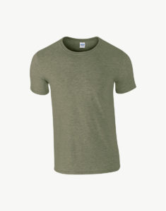 t-shirt heater military green