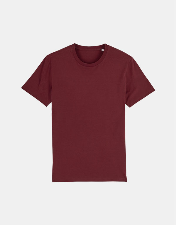t-shirt rosso bordeaux burgundi